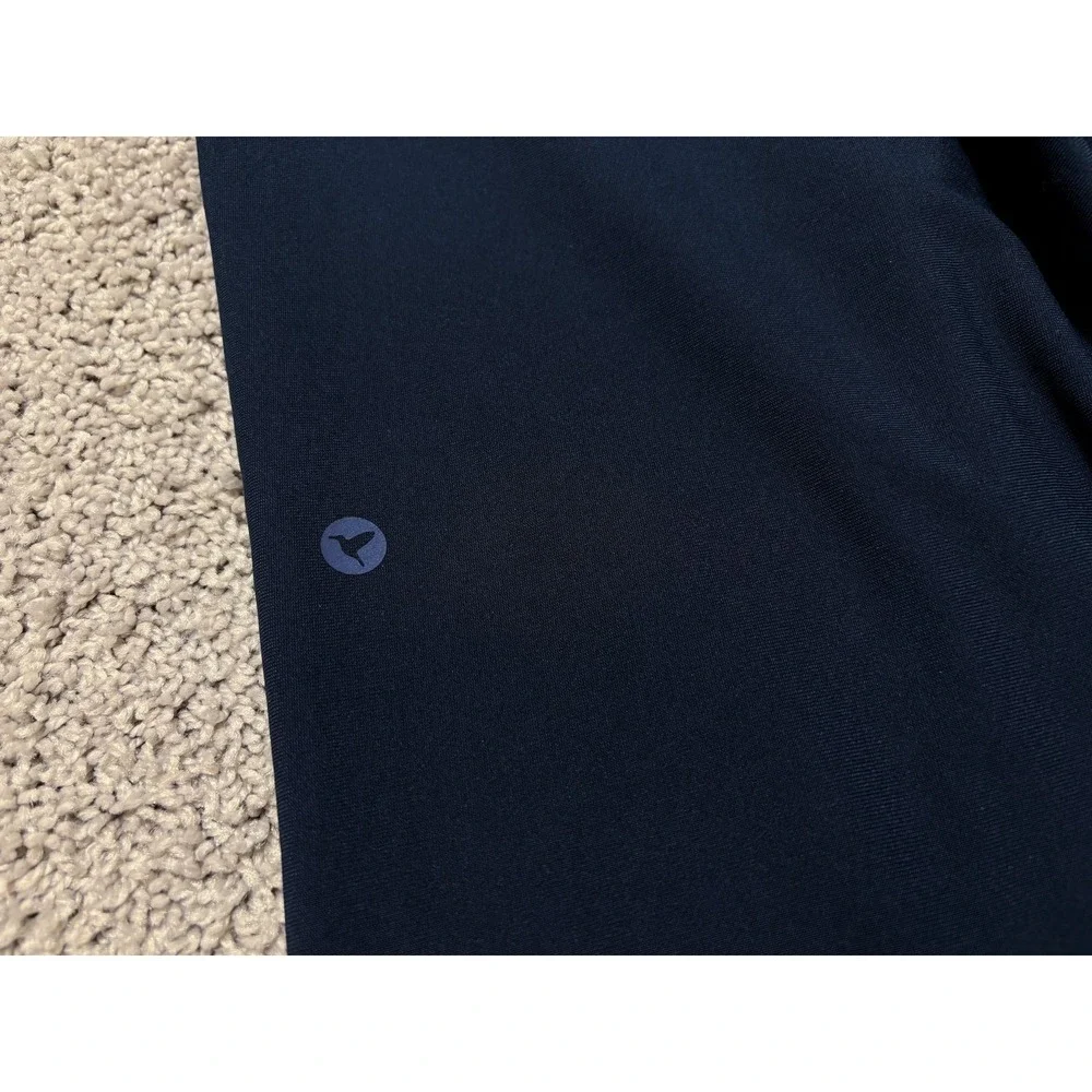 Birddogs Joggers Drawstring Performance Stretch Zip Pocket Navy Blue Mens Medium - Picture 9 of 14